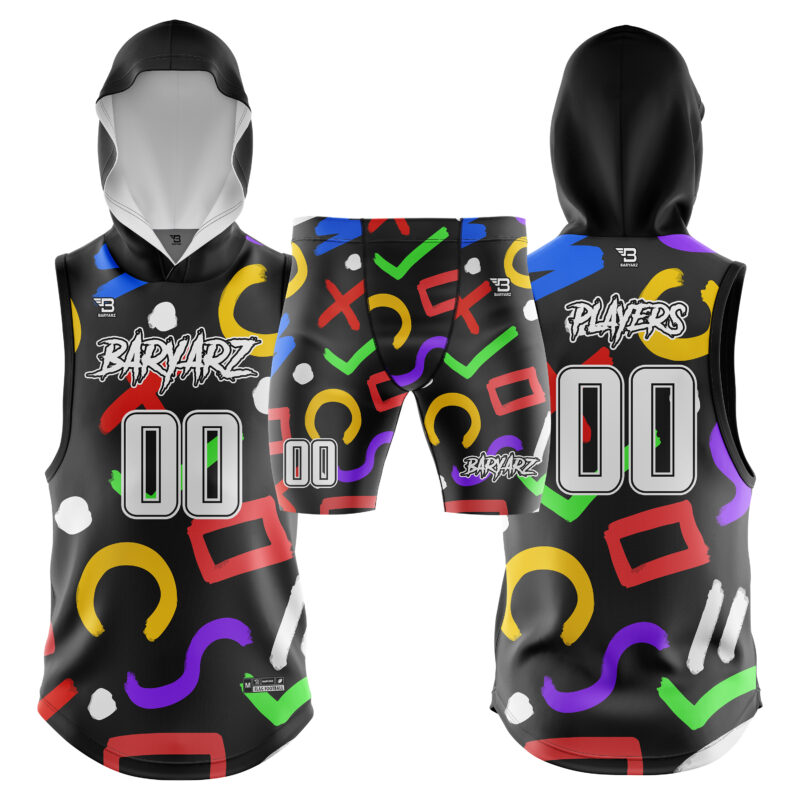 Athletic flag football jersey with bold branding