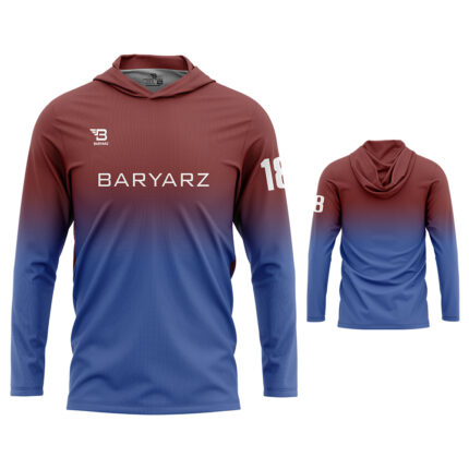 Custom Sublimated Hooded Shirts